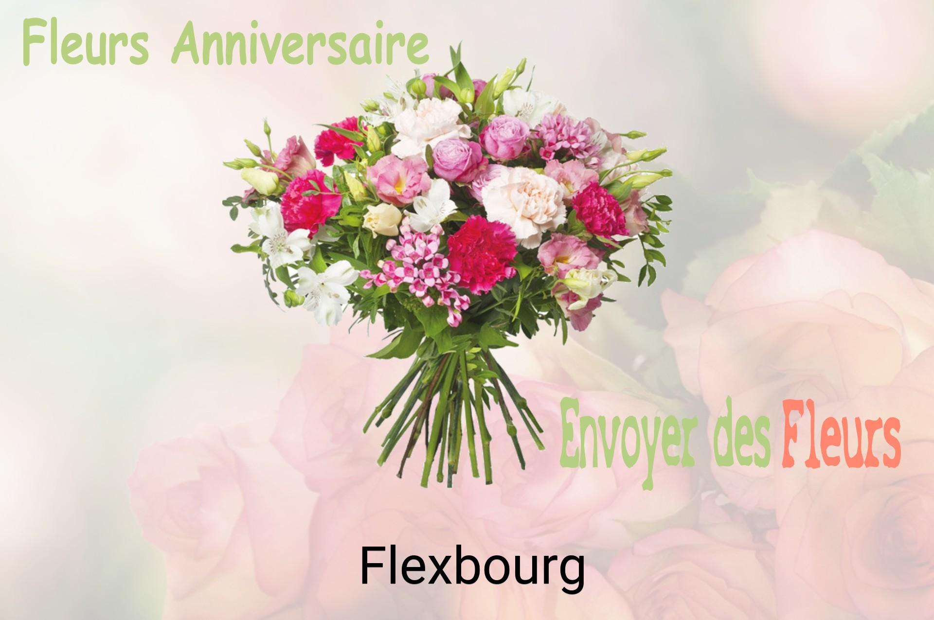 Bouquet de fleurs d’anniversaire livré à Flexbourg